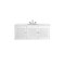 James Martin Vanities Athens 60in Single Vanity, Glossy White w/ 3 CM Arctic Fall Solid Surface Top E645-V60S-GW-3AF - alternate 6